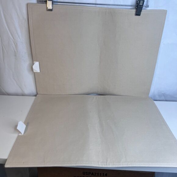 Bunny Garden Themed Placemats Set of 2 NEW Easter Spring Whimsical Rabbits - Picture 2 of 7